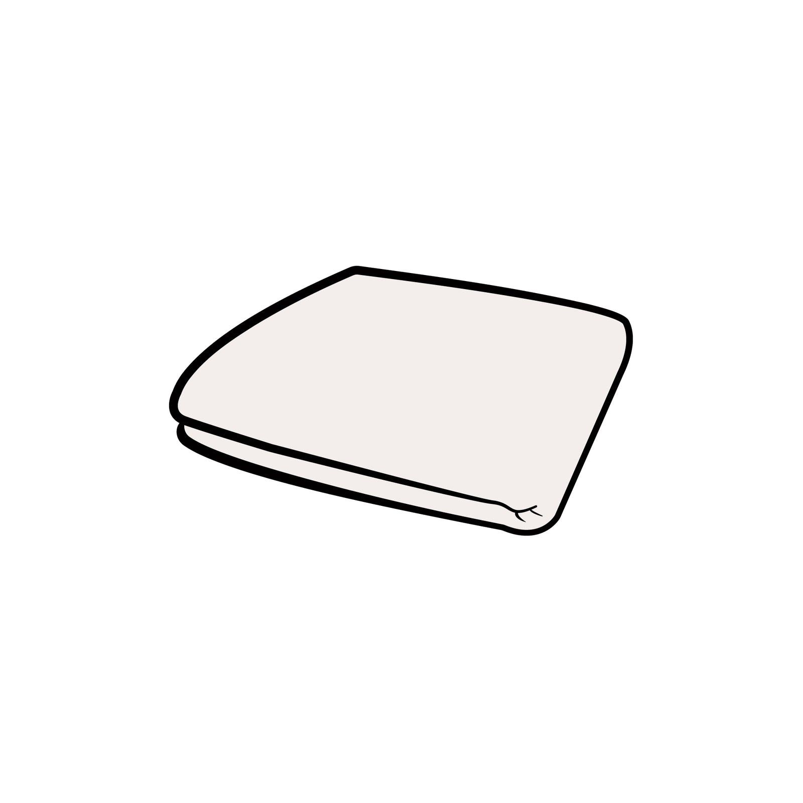 סט בדים ספפי בגודל רגיל לבן אבן