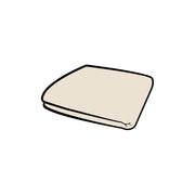 סט בדים ספפי בגודל רגיל קורדרוי שמנת