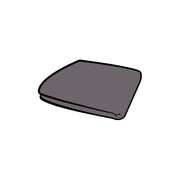 סט בדים מיני ספפי קרודרוי אפור עכבר