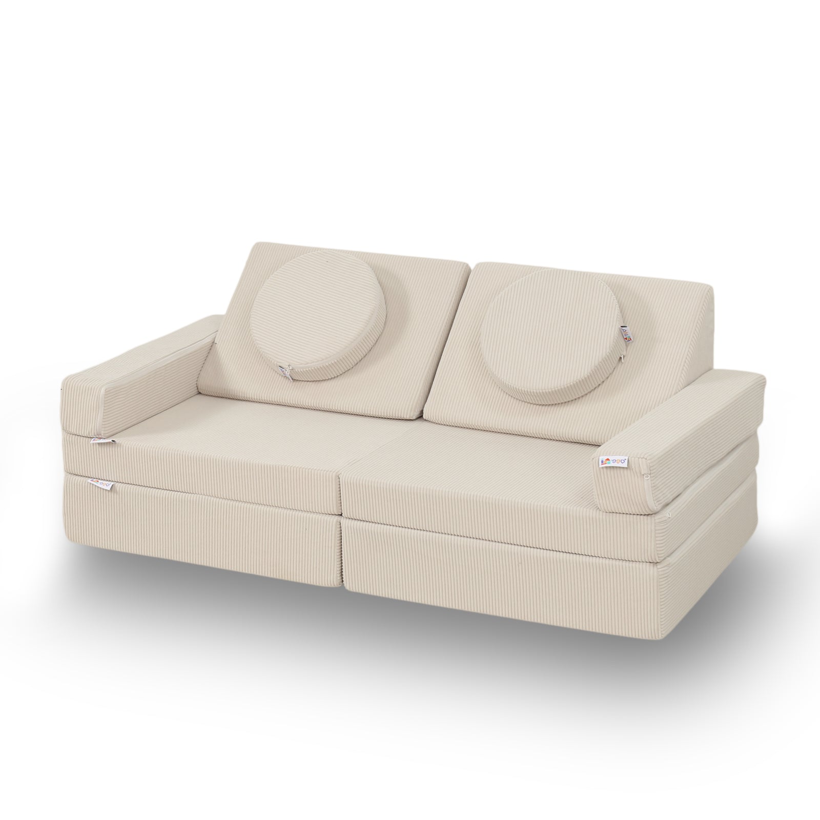 סט בדים מיני ספפי קרודרוי שמנת