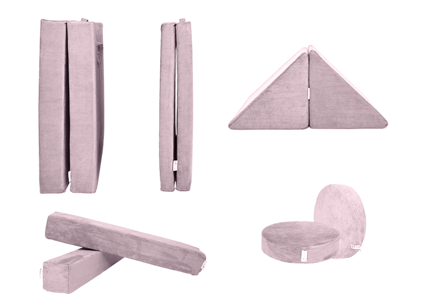 ספפי ורוד חלקים על רקע לבן